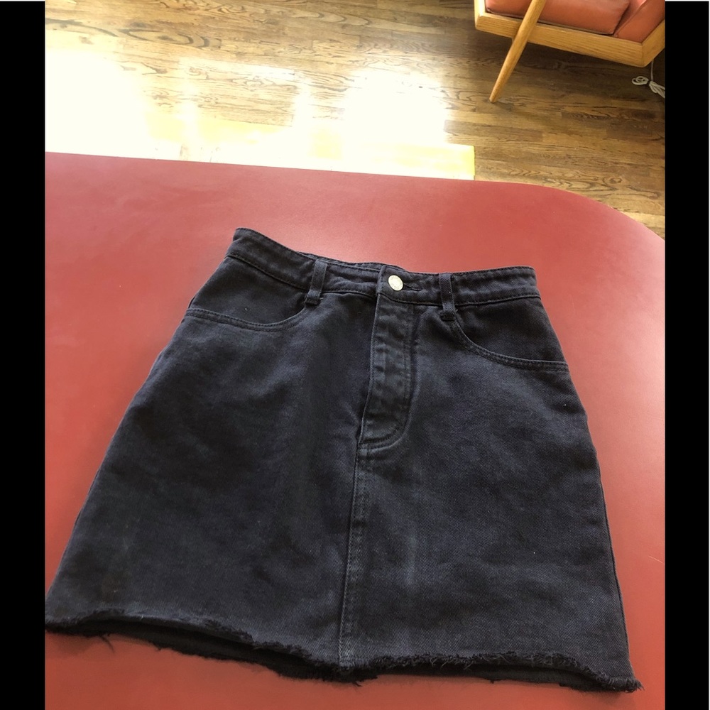 J GALT Denim Skirt 100 % Cotton Size M